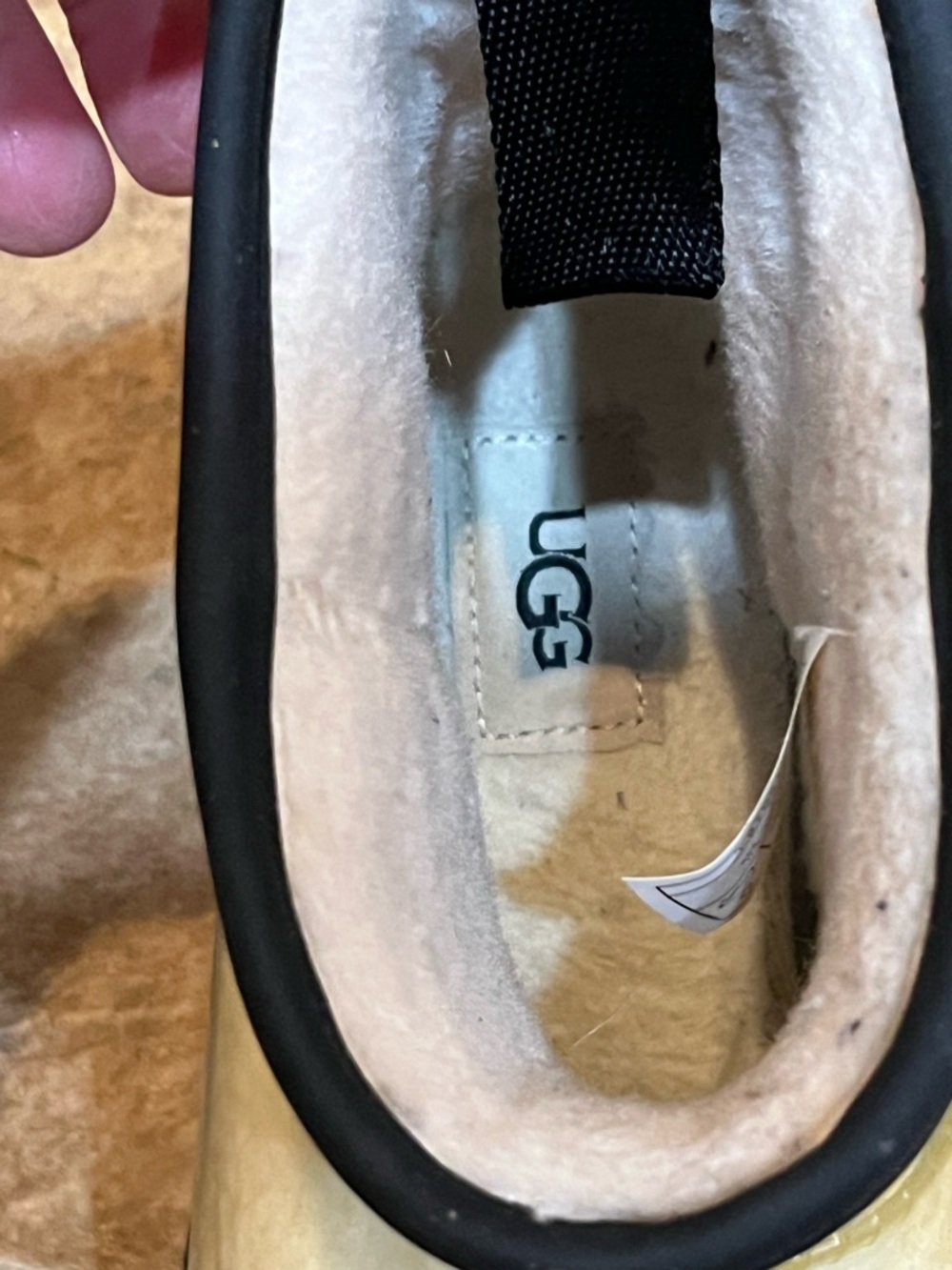 Ugg Classic Clear Mini Size 8 USA Water Repellent Cream Color Women’s - Picture 8 of 13
